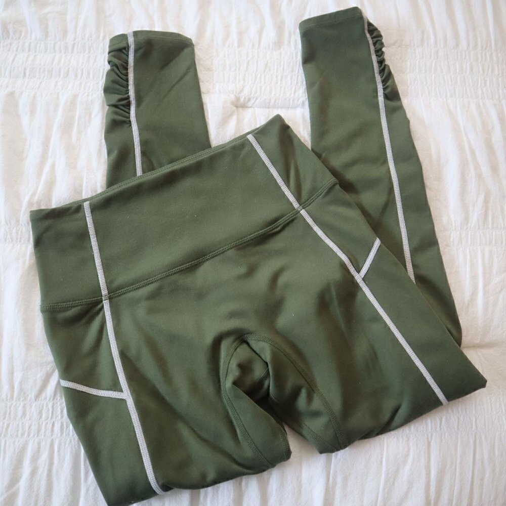 Free People Movement You're a Peach Leggings Green Size XS - Picture 10 of 11